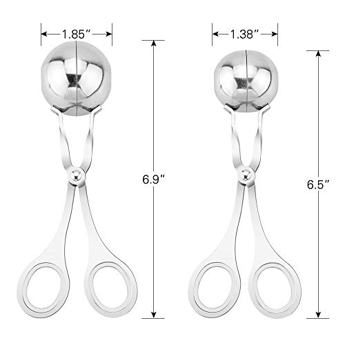 Algopix Similar Product 17 - Meat Ballers KOMAKE 2 PCS Stainless