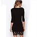 Meily(TM) Womens Long Sleeve V Neck Floral Cocktail Short Slim Dress