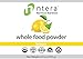 NTERA Lemon Whole Food Powder (USDA Organic, Gluten-Free, Non-GMO, Vegan, Kosher) - Ultra Premium Raw Nutrition (USA, GMP) - 125 Grams (4.4 Ounces)
