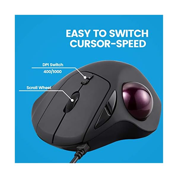perixx-PERIMICE-517-Wired-Ergonomic-Trackball-Mouse-with-7-Buttons-and-2-DPI-Level-11567 perixx PERIMICE-517 Wired Ergonomic Trackball Mouse with 7 Buttons and 2 DPI Level, 11567