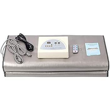 HUKOER Upgraded Version Far-Infrared (FIR) Digital Heat Sauna Slimming Blanket Body Shaper Weight Loss Professional Detox Therapy Anti Ageing Beauty Machine ...