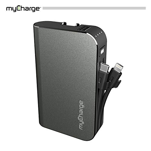 myCharge Portable Charger Power Bank HubPlus 6700 mAh External