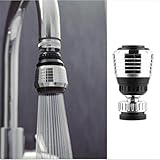ULAKY 360°Swivel Water Saving Tap Aerator Diffuser Faucet Nozzle Filter Connector Kitchen Accessories