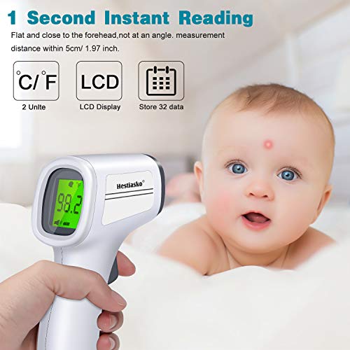 Hestiasko Thermometer for Adults Forehead Infrared Thermometer
