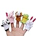 Moon Boat (TM) Story Time 10 PCS Velvet Animal Finger Puppets Pinata Filler Kids Party Favors