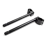 CNC Aluminum Φ 41mm Clip ons Handlebar replacement Fit for Honda NSR 250/CB750 Nighthawk 1991-2003/ZX6R 1993-1997/Yamaha TZR250 Universal cafe Racer Tilt Angle 8° 7/8