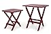 Camco 51694 Red Large Adirondack Portable Outdoor Folding Side Table, Perfect for The Beach, Camping, Picnics, Cookouts and More, Weatherproof and Rust Resistant