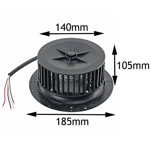 SPARES2GO Universal 135W Cooker Hood Motor & Fan Unit (Clockwise Right