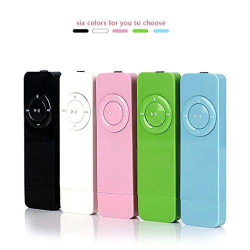 SUKEQ 8GB Portable Mp3 Player with USB Flash Drive, Metal Lossless Music Player w/FM Radio (blue) - Thumbnail 3