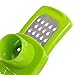 Longay Multifunction Stainless Steel Pressing Garlic Slicer Cutter Shredder Kitchen Tool (Green)