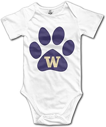 University Of Washington Mascot Husky Cute Baby Onesies Bodysuits