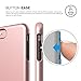 elago iPhone 7 Case [Glide][Rose Gold/Rose Gold] - [Multi-Option Case][Military Drop Test Certified][Sophisticated Shock Absorption] - for iPhone 7