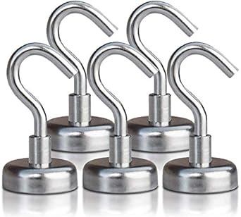 Ganchos magnéticos resistentes (5 unidades) - Juego de ganchos ...