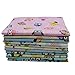 iNee Cute Owl Fat Quarters Fabric Bundle, Sewing Quilting Fabric, 18x22 inches,(Owl)
