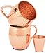 Zafmann Copper Mugs - Moscow Mule - Copper Mug - Hammered Moscow Mule Copper Mugs - Mule Mugs Cups Set- Copper Mugs Set - Solid Pure Copper - Mule Kit