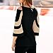 CUCUHAM Women Cold Shoulder Long Sleeve Sweatshirt Pullover Tops Blouse Shirt(Black,US:12/CN:XXL)
