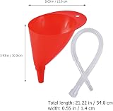 Milisten 2 Sets Auto Flex Funnel Extended Hose Oil Transfer Tool Cars view 6