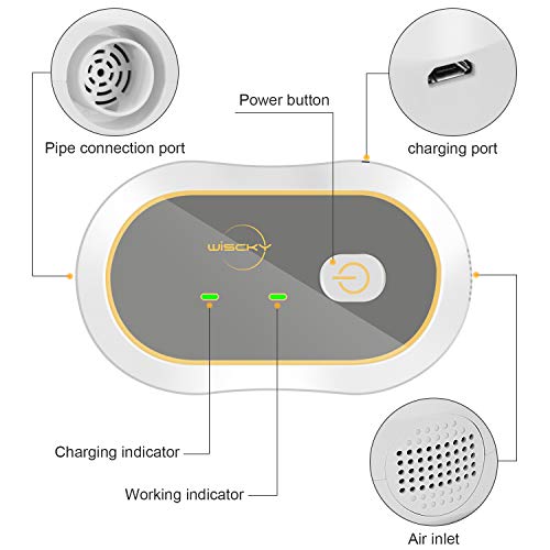 image for CPAP Cleaner and Sanitizer - Wiscky Portable Ozone CPAP Cleaning Recha
