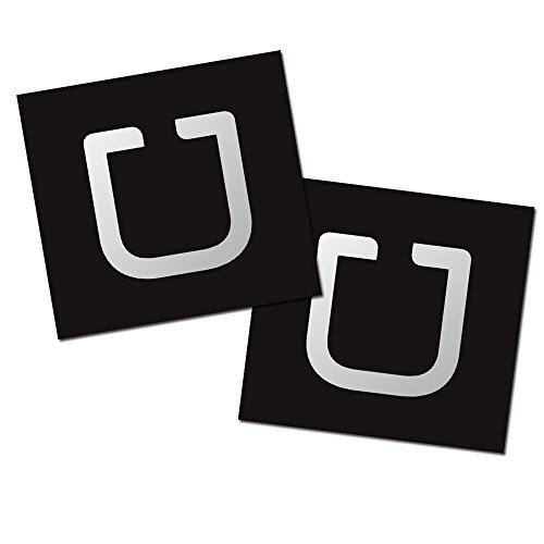 Durable 8x8 2 Pieces UBER Magnet Vehicle Decals-Attract Passengers