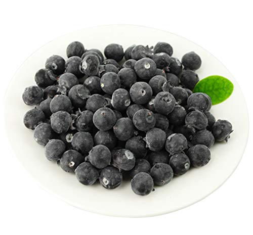 image for Skyseen 50 Pcs Fake Fruit Blueberries Simulation Artificial Lifelike B