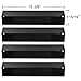 SHINESTAR Grill Heat Plate for Brinkmann Grill Replacement Parts, Heat Tent Shield Deflector for Uniflame, Aussie and Others, 4-pack 15 3/8 inch Porcelain Steel BBQ Flame Tamer Burner Cover(SS-HP005)