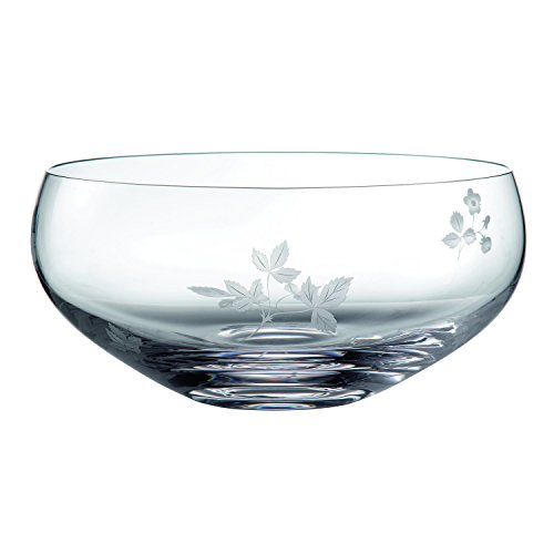 Wedgwood Wild Strawberry Glass Salad Bowl, 4.3-Inch, Clear