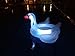 SWIMLINE ORIGINAL 90702 LED Inflatable Swan Pool Float Floatie Ride-On Lounge W/ Stable Legs Wings Large Rideable Blow Up Light Up Color Swimming Party Lounge Big Raft Tube Decoration Toys Kids Adults