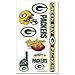 Green Bay Packers NFL Temporary Tattoos (10 Tattoos)