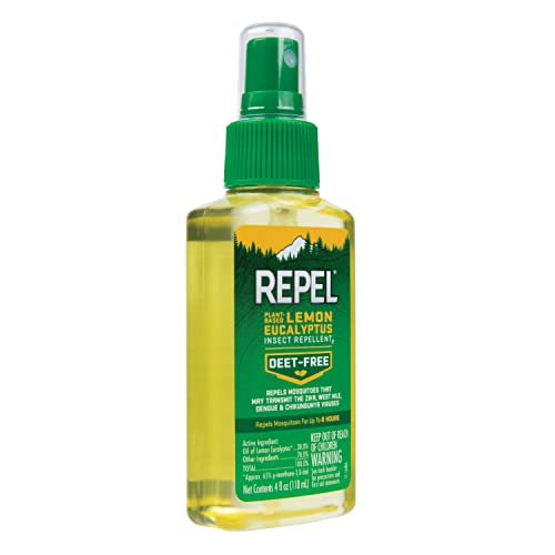 Repel PlantBased Lemon Eucalyptus Insect Repellent 4 Ounces, Repels