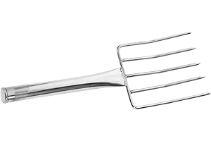 FELTECHELECTR Heavy Duty Stainless Steel Bean Sprout Fork Compact Digging Tool for Effortless Plant Handling