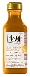 Image of Maui Moisture Conditioner Coconut Oil 13 Ounce (Curl Quench) (385ml) (3 Pack)