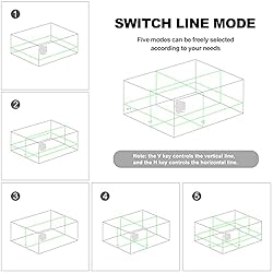 WETOLS 12 Lines Laser Level, 3x360° 3D Green Cross