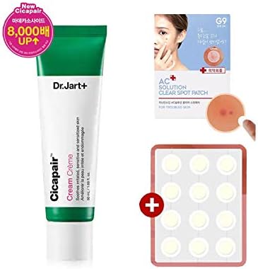 [リニューアル] Dr.Jart Cicapair Cream クリーム50ml（2代目）+ G9SKIN ACソリューションクリアパッチ 12枚 [並行輸入品]