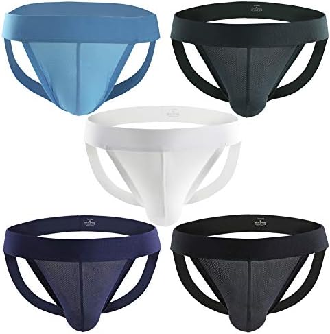Bonvice Men's Jockstrap Underwear Mesh Jock Strap Athletic