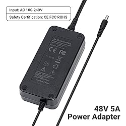 Fosi Audio 48V 5A Power Adapter Supply for Home