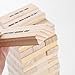 BESTOMZ Stacking Building Tower Drinking Game Wooden Blocks with Drinking Commands
