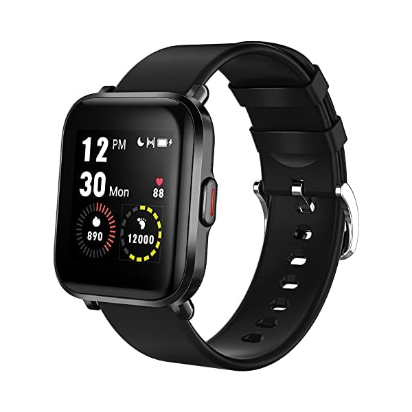 LIFEBEE-Smart-Watch-Fitness-Tracker-Watch-With-Heart-Rate-Monitor-13-Inches-High-End-Activity-Tracker-IP68-Waterproof-For-Women-Man-18-Sport-Modes-Fitness-Watch-Compatible-With-IOS-and-Android LIFEBEE Smart Watch, Fitness Tracker Watch With Heart Rate Monitor, 1.3 Inches High-End Activity Tracker IP68 Waterproof…