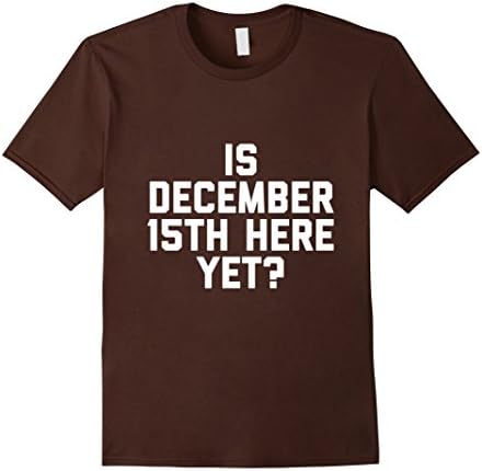 Mens December 15th Movie and Cinema T-Shirt XL Brown