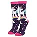 HAPPYPOP Funny Unicorn Gifts for Adults Women - Teen Girls Funny Socks for Adults, Crazy Unicorn Gifts for Adult Women Silly Socks