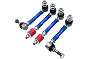XCPMC For 2003-2009 Lexus GX470 2003-2022 Toyota 4Runner 2007-2014 FJ Cruiser Adjustable Stabilizer Bar Link Kit Front & Rear X2408003 Blue