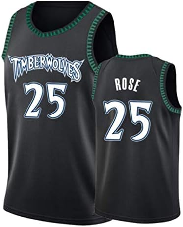 Oquta Derrick rose,Minnesota Timberwolves #25 basketball jersey black purple