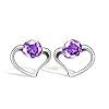 Boucles d’oreilles clous en argent sterling 925 oxyde de zirconium