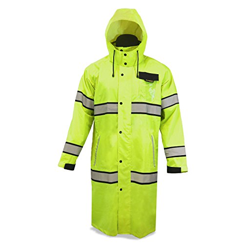 KwikSafety TORRENT High Visibility Class 3 Safety Trench Coat