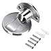 Sumnacon Powerful Stainless Steel Magnetic Door Stopper, Solid Metal Door Stop Catch with Hardware Screws, Heavy Duty Home Office Door Holder, Brushed Finish (1 Pcs)