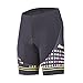 Beroy Cycling Women's Shorts,Cute 3D Padding Bike Shorts with Reflective print Flouresent Yellow 2XL