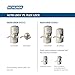 Schlage FE575 CAM 505 ACC Camelot Keypad Lock with Accent Lever, Auto-Lock, Electronic Keyless Entry, Bright Brass