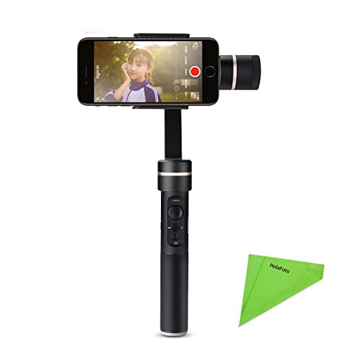 FeiyuTech Feiyu SPG C 3-Axis Stabilized Stabilizer Handheld Gimbal Focus Face Tracking Panorama Time-lapse Vertical & Horizontal Shooting for iPhone LG Samsung Galaxy Moto Smartphones Width 50mm-80mm