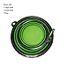 Usabc Collapsible Pet Bowl, Foldable Expandable Portable Pet Dog Cat Silicone Food Watering Feeding Dish for Walking 2pcs (1 Large & 1 Small Green)thumb 4
