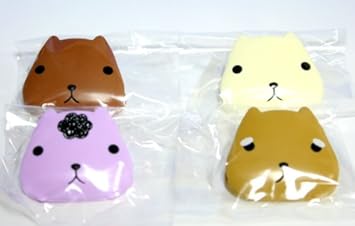 Amazon Co Jp カピバラさん顔型クリップ キャラクター グッズ トライワークス バンプレスト 全４種セット ポスターおまけ付 文房具 オフィス用品