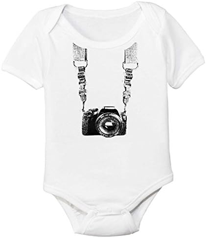 The Spunky Stork Baby Girls Boys Photographer Organic Newborn Camera Bodysuit
